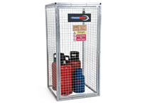 Tradesafe Modular Fully Galvanised Gas Cage 0.9m x 0.9m x 1.8m (Includes Signage)