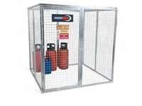 Tradesafe Modular Fully Galvanised Gas Cage 1.8m x 1.8m x 1.8m (Includes Signage)