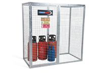 Tradesafe Modular Fully Galvanised Gas Cage 1.8m x 0.9m x 1.8m (Includes Signage)